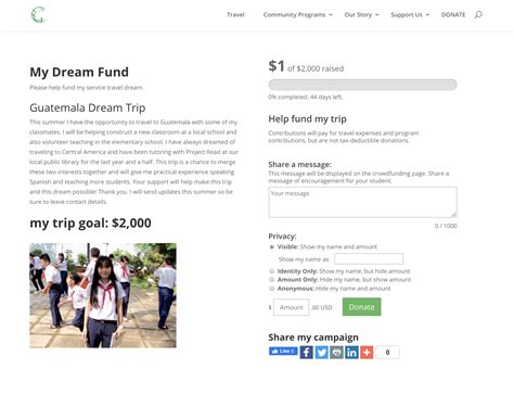 Fund A Dream Campaign .